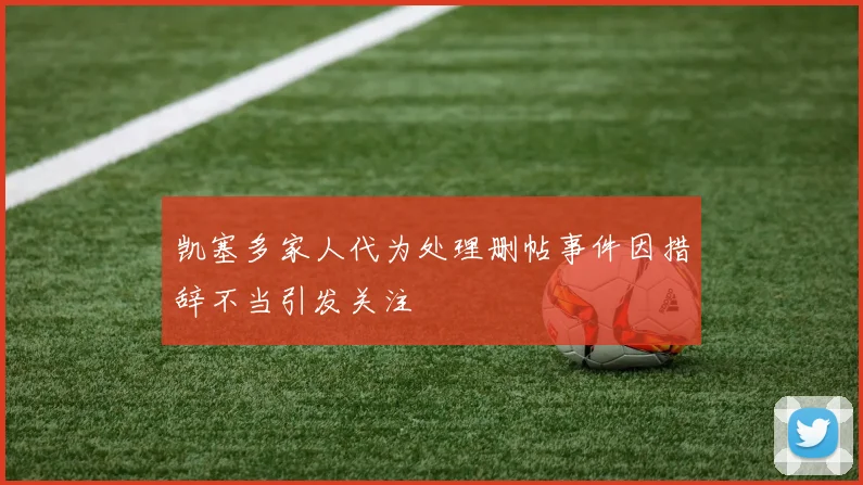 凯塞多家人代为处理删帖事件因措辞不当引发关注