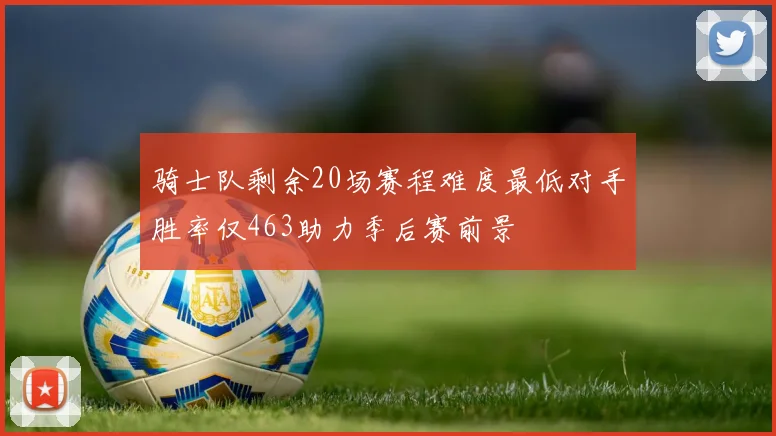 骑士队剩余20场赛程难度最低对手胜率仅463助力季后赛前景